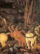UCCELLO, Paolo Bernardino della Ciarda Thrown Off His Horse (detail) wt oil painting